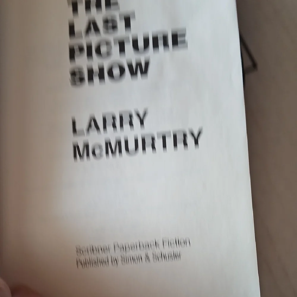 The Last Picture Show by Larry McMurtry - Classic!! - Picture 2 of 5